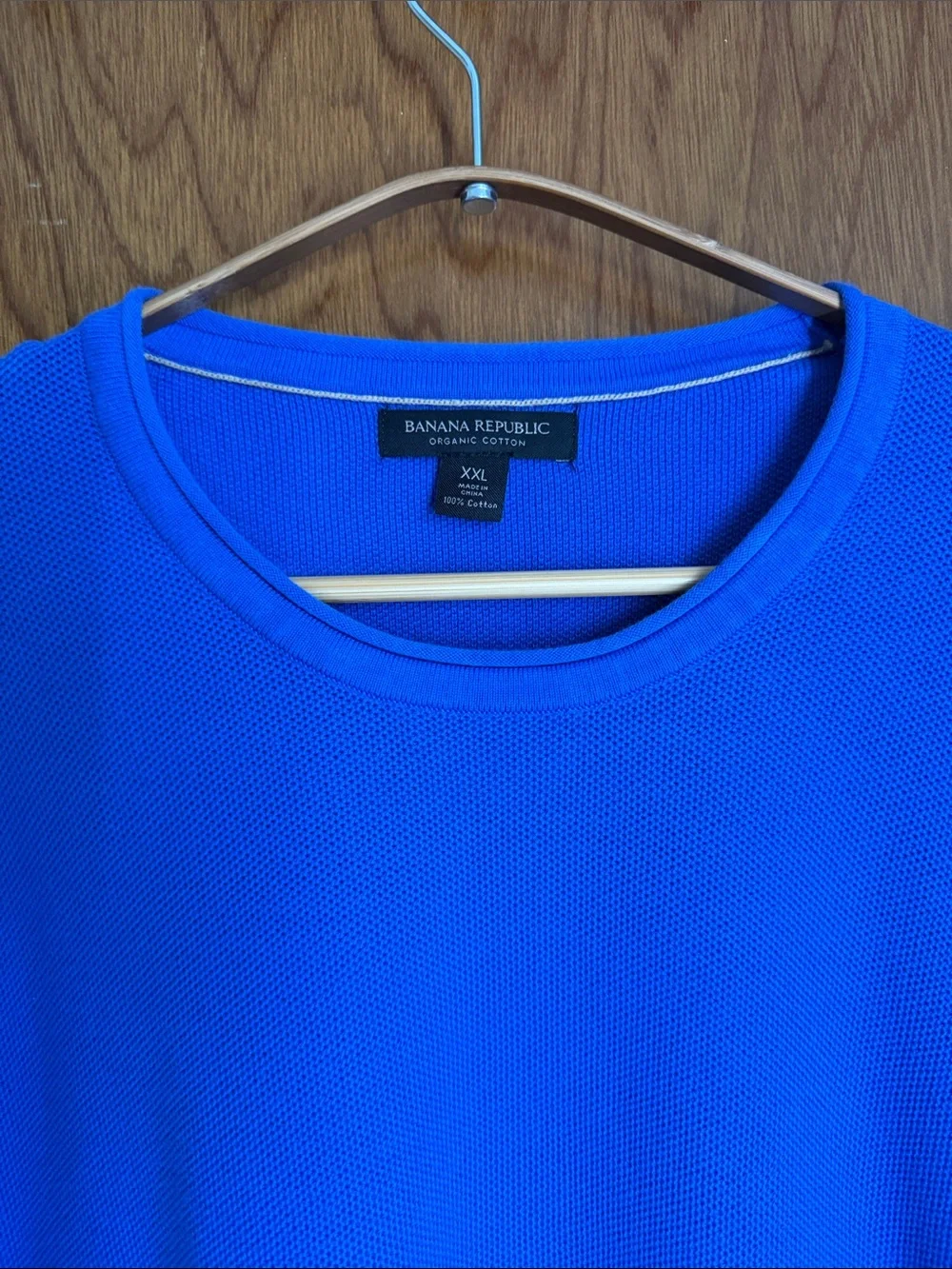 Banana Republic Men's Crewneck Sweater - Vivid Blue